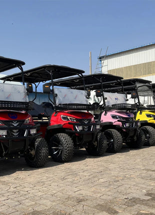 China's Hot Sale 48V/72V Lithium Golf Car 4/6/8 Person Electric Mini Sightseeing Bus Electric Golf Carts - Riparo82