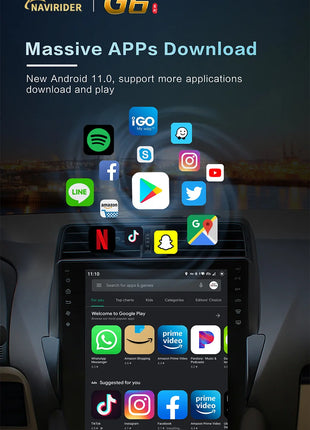 Tesla Style 13.6inch Android Screen GPS Navigation Carplay Autoradio For Ford Edge 2015-2019 Stereo Car Multimedia Video Player - Riparo82