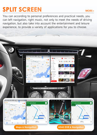 Snapdragon 8Core CarPlay Android Auto Car Radio For Citroen C3 DS3 2010-2016 Intelligent Screen 2Din autoradio SWC 4G BT DSP GPS - Riparo82