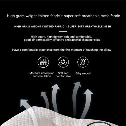 New Neck Pillow Help Sleep And Protect The Neck Cervical Orthopedic Soybean Fiber Massage Household SPA Pillow For Sleeping