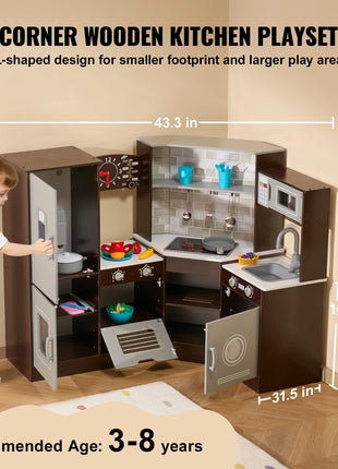 SucceBuy Play KitchenToys Set Accessori per utensili da cucina per bambini con macchina per il ghiaccio per giocattoli per bambini Regali di compleanno per ragazze in età prescolare - riparo82