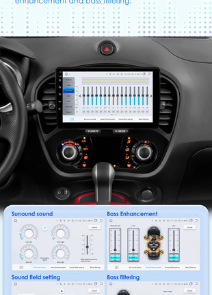 Hizpo Car Radio For Nissan Juke YF15 2010 - 2014 Carplay 4G Multimedia Video Player GPS Autoradio AI Voice 2 Din Android Auto BT - Riparo82