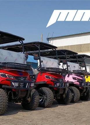 New Popularity 4 Seat Electric Golf Cart 5000W Scooter ATV Go Karts Adult Sightseeing Classic Gas Cart Electric Golf Cart - Riparo82