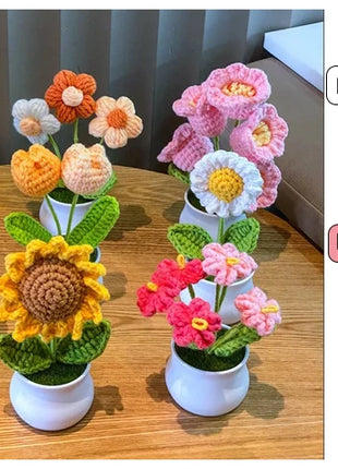 Artificial Plants Decoration Potted Bonsai Small Tree Pot Fake Plant Potted zen garden Ornaments Table Home Room Decoration