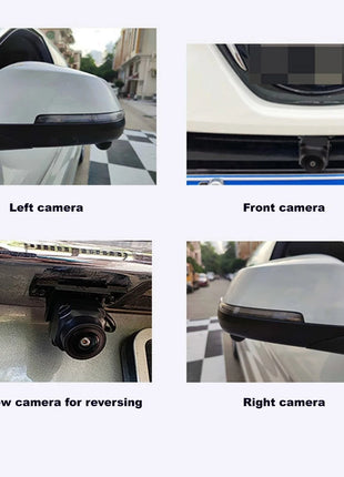 360 Car Camera Panoramic Surround View 1080P AHD Right+Left+Front+ Rear View Camera System for Android Auto Radio Night Vision - Riparo82