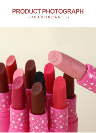 3Pcs/Box Korean Matte Lipstick Set for Women Waterproof Long-Lasting High Pigmented Lipgloss Cosmetic Beauty Makeup - Riparo82