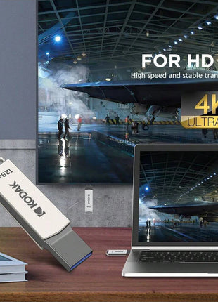 KODAK USB3.2 tipo C Flash Drive 256GB 128GB 32GB Pendrive Dual Memory Stick ad alta velocità per Smartphone Laptop