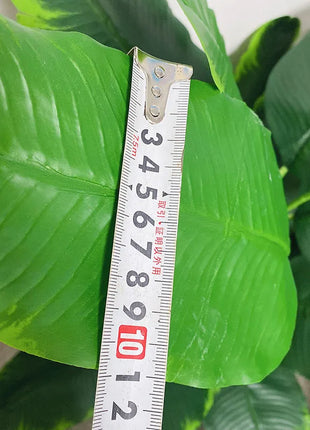 120cm 24Leaves Large Tropical Banana Tree Fake Palm Plants Real Touch Strelizia Plastic Banyan Plant For Home Shop Office Decor