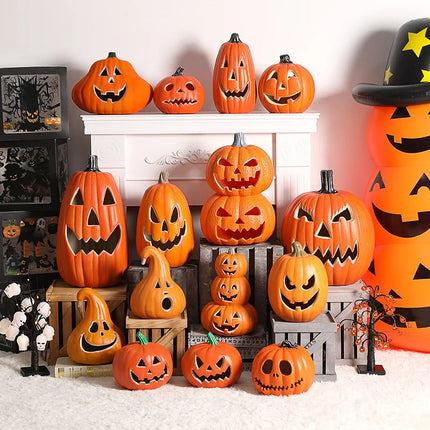 Pumpkins Lamp Halloween Decoration For Home Yard Garden Outdoor Decor Hallowen Horror House Skull Party Props Glow in The Dark