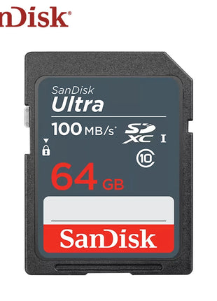 Scheda di memoria SanDisk SDXC 256GB 128GB 64GB SDHC 32GB 16GB U1 Class10 Scheda SD Memoria Flash ad alta velocità Scheda digitale di archiviazione