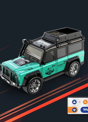 RC Cars 2.4G 5 canali 1:64 lega Mini telecomando SUV Drifts One Hour Long Endurance veicolo fuoristrada elettrico per bambini