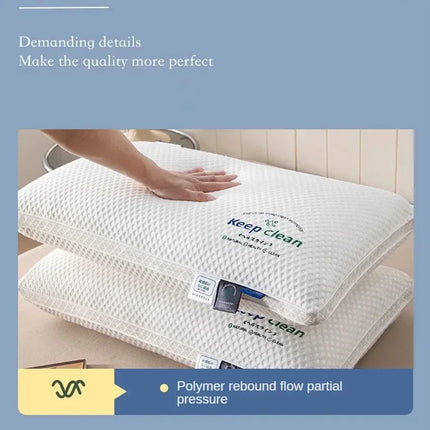 Neck Pillow Help Sleep And Protect The Neck Cervical Orthopedic Household Soybean Fiber SPA Massage Pillow For Sleeping New