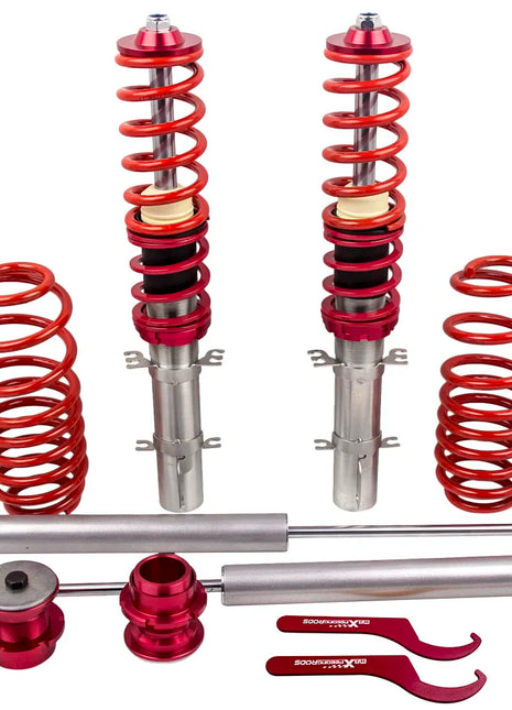 Coilover Suspension Struts For VW Golf MK4 1J1 1.8T 1.9 TDi 2.3V5 FWD 1998-2007 Spring Shock Struts Suspension Shock Springs
