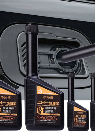 120 ml Car Fuel Treasure Universal 2-in-1 Auto De-Carbonisation Cleaning Maintenance Cleaner Petrol Additive Engine Oil Catalyst - Riparo82