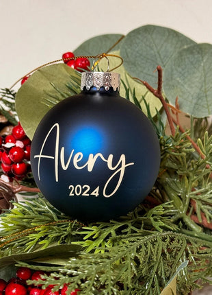 Palla di Natale personalizzata da 10 pezzi Palla di Natale personalizzata Palla di Natale personalizzata per il primo Natale del bambino - riparo82