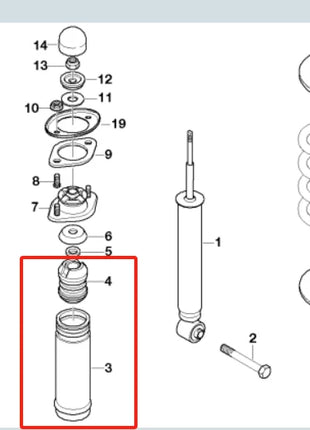 2 pezzi tampone in gomma sospensione anteriore posteriore ammortizzatore bump stop 31302290314 33502290319   per BMW E46 318 320 325 330 Touring