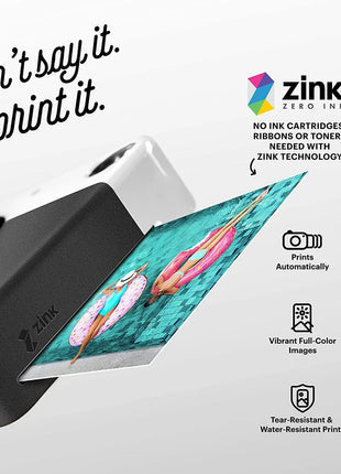 Carta fotografica originale Kodak Premium Zink da 2"x3" (20-100 fogli) compatibile con Kodak Smile, Kodak Step, carta fotografica PRINTOMATIC