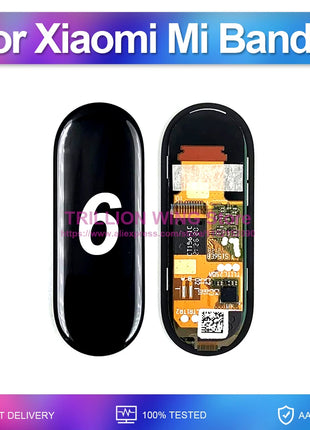 Per Xiaomi Mi Band 6 Smart Bracciale Display LCD Touch Screen Repair Sostituisci l'orologio AMOLED originale No NFC - riparo82