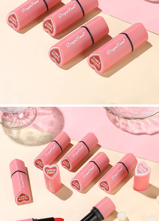 Love Multi-Color Moisturizing Niche Non-Stick Cup Not Easy to Fade Long-Lasting Color Lipstick Matte Lip Gloss - Riparo82