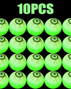 5/50PCS Luminous Bouncing Ball Halloween Glow in The Dark Eyeball Toys Rubber Fake Eyeball Haunted House Horror Decoration Props - Riparo82