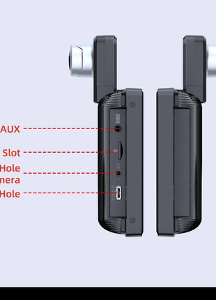 10.26" 4K Dash Cam Carplay Android Auto GPS 5G WIFI FM BT Car Dvr 350 ° Rotation Dual Lens Dashcam Truck Camera Drive Recorder - Riparo82