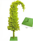 Albero di Natale artificiale Materiale PVC Collo storto Forma di cappello da Babbo Natale Albero di Natale 90 cm/150 cm Decorazioni per feste di famiglia di Natale