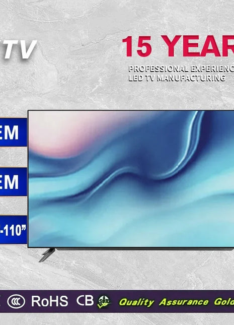 Normal Televisions Accept Custom Led Tv 55 Inch 4k Smart Android Tv Smart 65 75 85 Inch Smart Tv Set - Riparo82