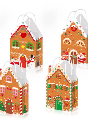 Piatti di buon Natale Babbo Natale Albero di Natale alce Piatti di carta rotondi usa e getta da 9 pollici Forniture per feste di Natale Decorazioni da tavola - riparo82