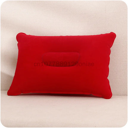 Outdoor Inflatable Sleeping Small Pillow Inflatable Backrest Cushion Travel Pillow Airplane Rest Comfortable Sleeping Pillow