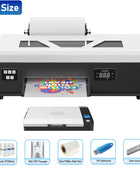 Stampante A3 DTF/Stampante A3 XP600 DTF/Stampante A4 L805 DTF Macchina da stampa per magliette per stampante a trasferimento diretto in legno metallico