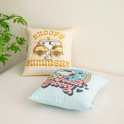 Cartoon Snoopy Sofa Pillows 40x40CM Sleeping Pillows Cute Car Cushion Soft and Comfortable Office Cushion Luncheon Pillow Gifts