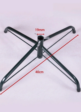 Base per supporto per albero di Natale in metallo resistente Robusto supporto per albero di Natale rotante Base per albero di Natale artificiale Accessorio per albero di Natale - riparo82