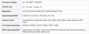 Normal Televisions Accept Custom Led Tv 55 Inch 4k Smart Android Tv Smart 65 75 85 Inch Smart Tv Set - Riparo82