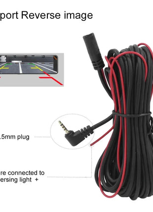 AHD 1080P Rear Camera 4 Pin Back Cam for Car DVR Carplay Android Auto Dash Cam extension Cable - Riparo82