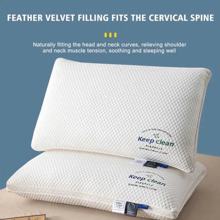 Neck Pillow Help Sleep And Protect The Neck Cervical Orthopedic Household Soybean Fiber SPA Massage Pillow For Sleeping New