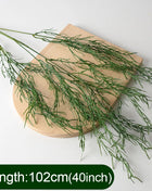 Artificial Fern Plant Branches Real Touch Elegant Greenery Fern Grass Touch Artificial Grass Elegant Fake Plants Wedding Deco