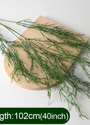 Artificial Fern Plant Branches Real Touch Elegant Greenery Fern Grass Touch Artificial Grass Elegant Fake Plants Wedding Deco