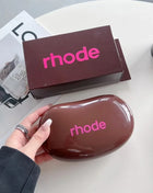 Original Luxury Rhode Woman Cosmetic Mirror Lipstick Blush Lip Gloss Portable Soft Silicone Storage Bag Toast Ribbon Gifts Cover - Riparo82