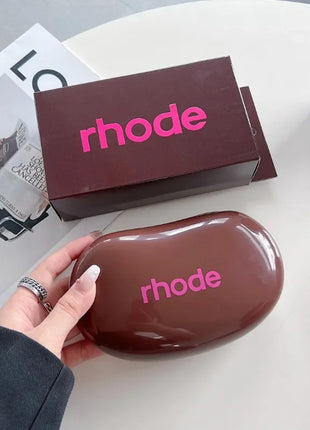 Original Luxury Rhode Woman Cosmetic Mirror Lipstick Blush Lip Gloss Portable Soft Silicone Storage Bag Toast Ribbon Gifts Cover - Riparo82