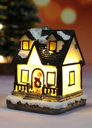 Christmas Light House Village decorazioni natalizie per la casa regali di Natale ornamenti natalizi capodanno 2024 Natale Navidad Noel