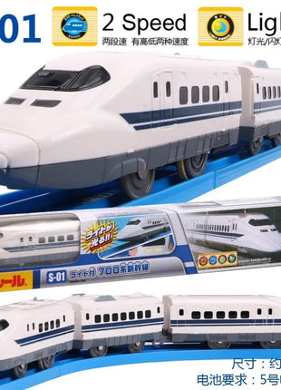 TAKARA TOMY Pule Road Road S serie treno a motore ferroviario ad alta velocità Shinkansen treno elettrico giocattolo per ragazzi, regalo di festa per bambini - riparo82