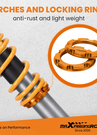 Coilover Suspension Lowering Kit for Renault Clio MK2 1998-05 BB CB 3.0 V6 Sport , Shock Absorber