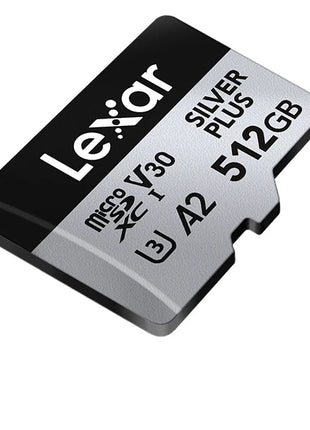 Scheda di memoria Lexar SILVER PLUS 64 GB 128 GB 256 GB Velocità di lettura fino a 205 MB/s A2 V30 4K UHD TF 1366x Scheda Micro SD professionale