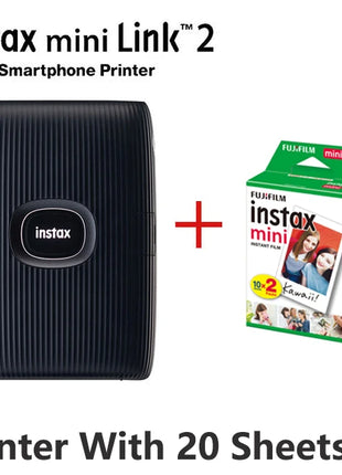 Nuova stampante Fujifilm Instax Mini stampante Fujifilm originale Link 2 con fotocamera a pellicola istantanea Instax Mini Film selezionabile