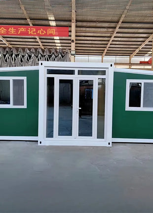 Casa mobile per contenitori Casa modulare prefabbricata espandibile Casa minuscola Soggiorno Cabina per ufficio Custodia prefabbricata impermeabile