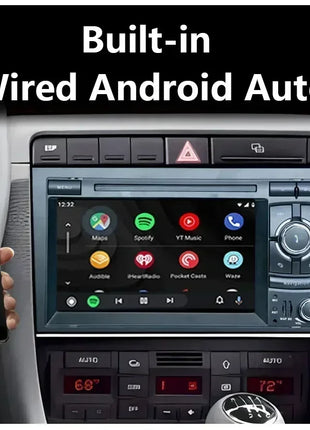 Car Radio Multimedia Wireless Carplay For Audi A4 B6 B7 S4 RS4 2002-2012 CHSTEK Bluetooth Android GPS WIFI 4G Auto Screen Stereo - Riparo82