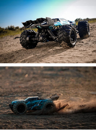 Teeggi 16101 /16102 PRO 1:16 Auto RC ad alta velocità con luce LED Drift 70KM/H 4WD RC Off-Road Car Monster Truck Giocattolo per i regali del capretto