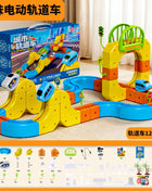 Set di vagoni con pista magnetica elettrica - Giocattolo puzzle per bambini versatile Blocchi magnetici antigravità Veicolo da gioco Regalo di compleanno - riparo82