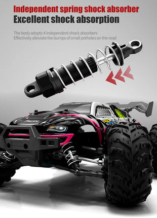 Teeggi 16101 /16102 PRO 1:16 Auto RC ad alta velocità con luce LED Drift 70KM/H 4WD RC Off-Road Car Monster Truck Giocattolo per i regali del capretto