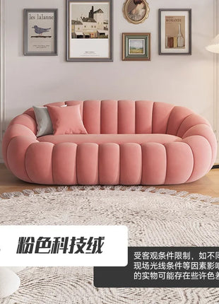 Divano Cloud Combinazione di divani in peluche con zucca Morbido e confortevole Divano moderno per soggiorno Suite Appartamento Mobili per la decorazione della casa